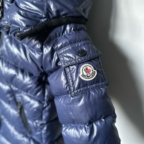 Moncler Kids Navy Puffer Coat - Picture 1 of 7